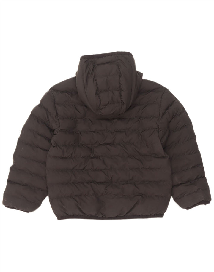 Nike Chaqueta acolchada con capucha para niño 10-11 años Mediana Negro Poliéster