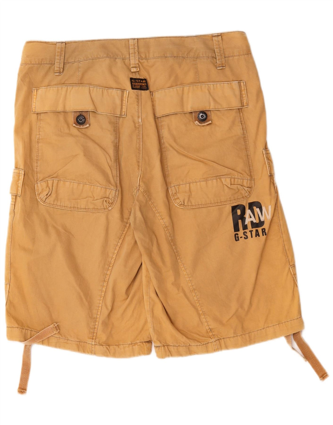 G-Star Hombre Shorts Cargo Gráficos W32 Algodón Beige Medio