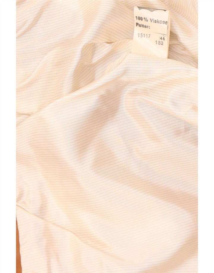 Vintage mujer chaqueta de cuero de gran tamaño EU 44 XL cuero marrón