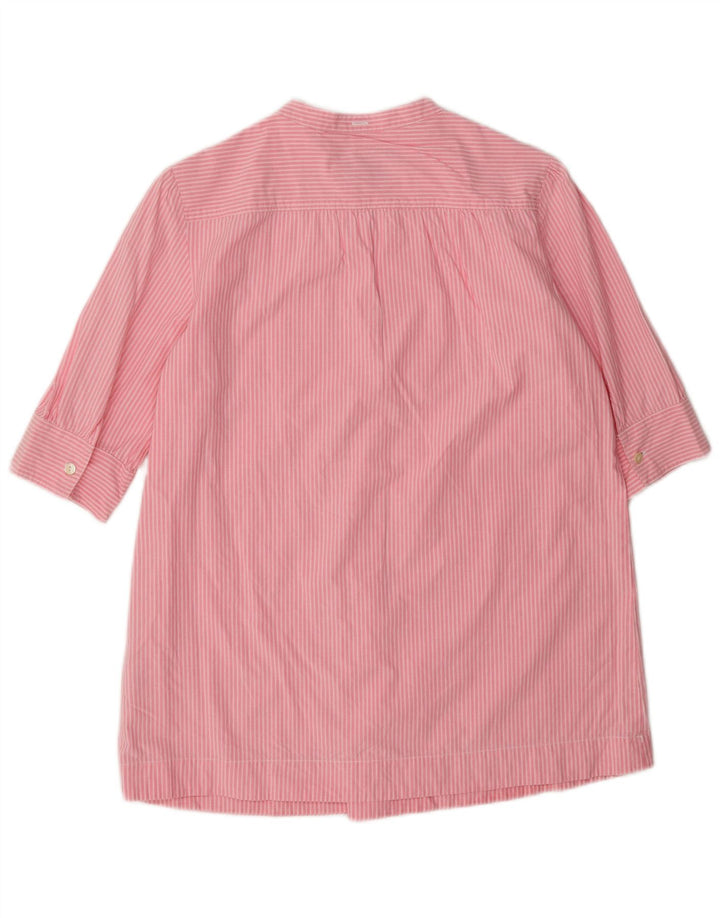 Jack Wills Camisa tipo jersey de manga corta para mujer, talla 42, talla mediana, color rosa a rayas