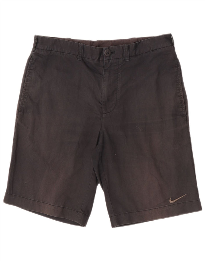 Nike - Pantalones cortos chinos para hombre, talla pequeña, W28, algodón negro