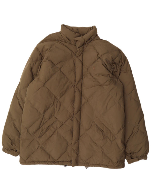 Conte of Florence Chaqueta acolchada para hombre UK 42 XL Caqui Poliéster