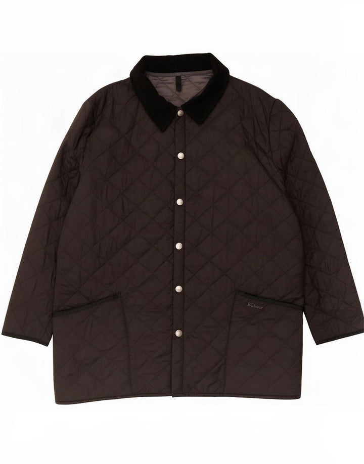 Abrigo acolchado Barbour para hombre UK 44 XL Poliamida negra