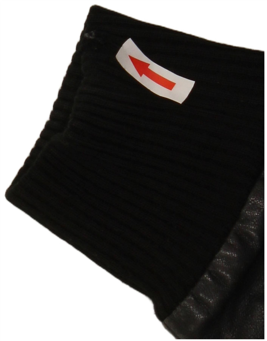 Sasch Chaqueta de cuero corta para mujer UK 44 Mediana Negro