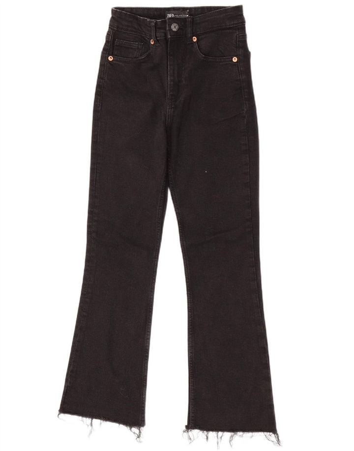 Zara Vaqueros Bootcut Mujer EU 34 2XS W24 L25 Negro