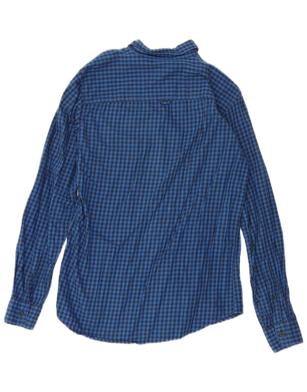 Camisa Jack & Jones Hombre Small Blue Gingham Algodón