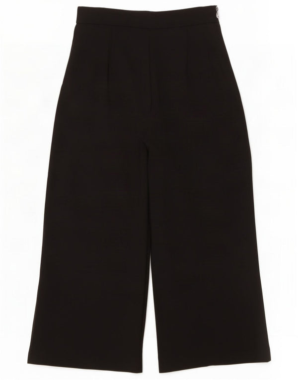 Phase Eight Pantalones cortos de pierna ancha para mujer UK 10 Small W28 L23 Negro