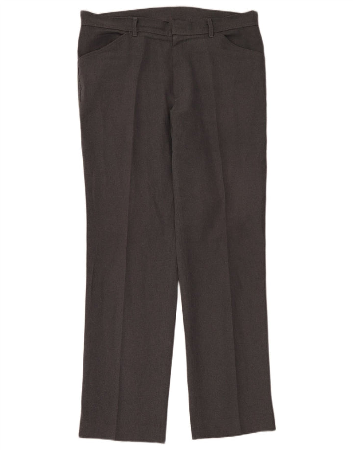 Farah Hombre Pantalones Casuales Rectos W36 L34 Gris