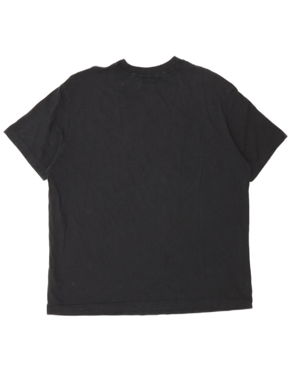 Camiseta Nike Air Loose Fit para hombre con gráfico, talla mediana, algodón negro