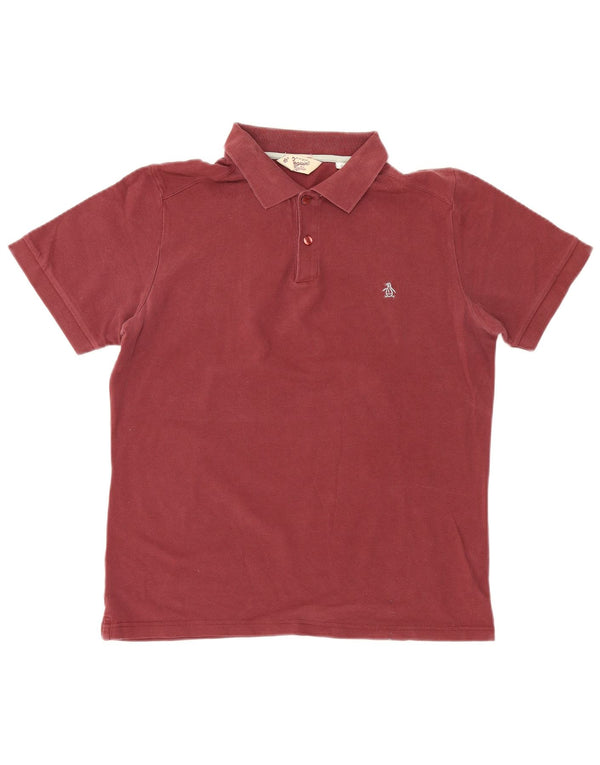 Penguin Hombre Heritage Slim Fit Polo XL Algodón Burdeos
