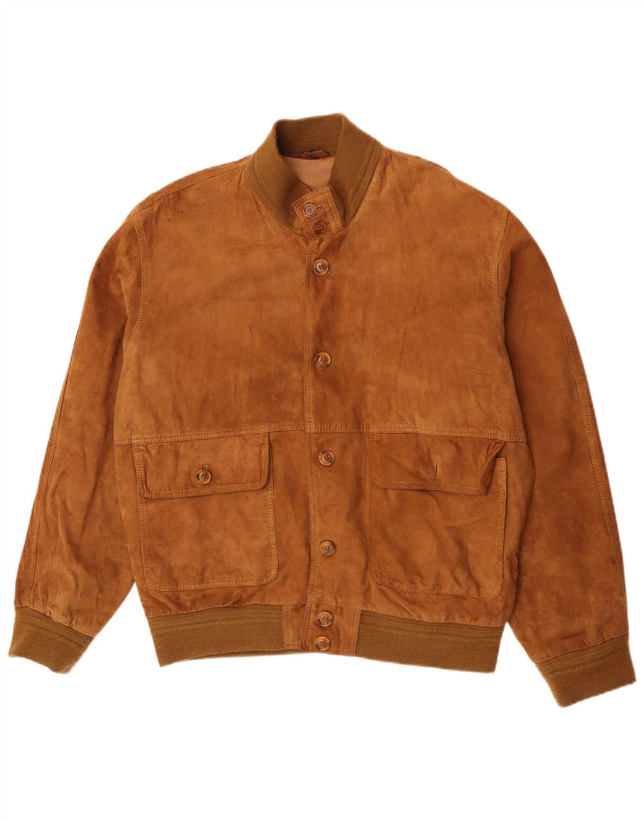 Vintage hombres ante bomber chaqueta IT 54 2XL Beige