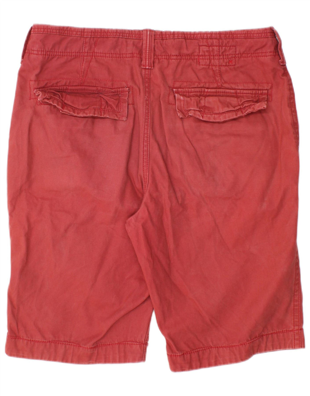 FAT FACE Pantalones cortos chinos para hombre W34 Algodón rojo grande