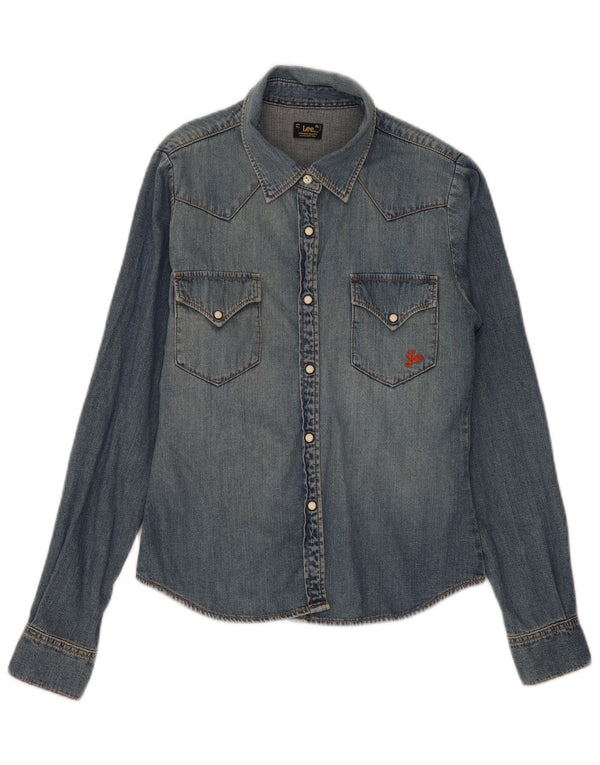 Lee Camisa Vaquera Niña 15-16 Años XL Azul Algodón