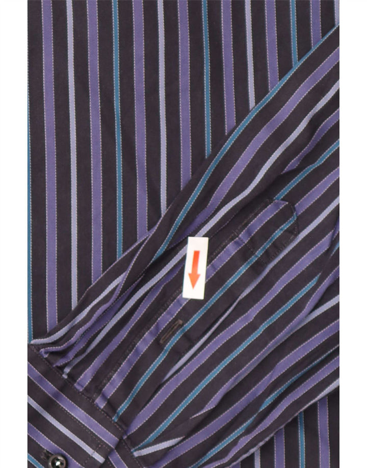 Camisa Roccobarocco Hombre Mediana Rayas Multicolor