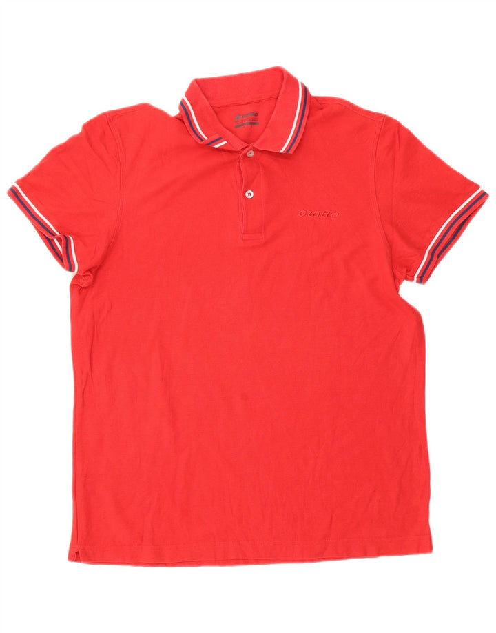 Polo Lotto Hombre Grande Rojo