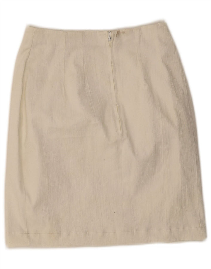 Marks & Spencer Minifalda de tubo para mujer UK 10 Small W25 Poliéster blanco