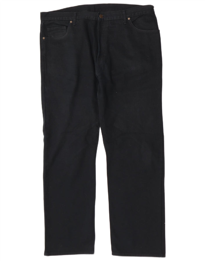 Marks & Spencer Vaqueros rectos para hombre W40 L31 Algodón azul marino