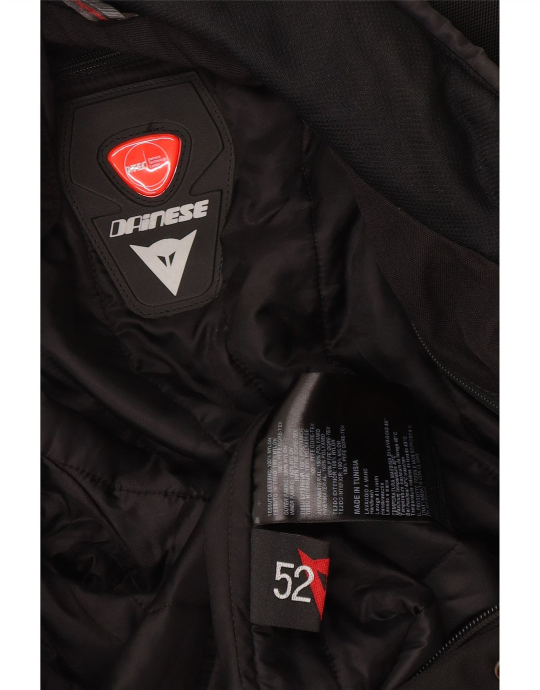 Chaqueta Dainese Gore-Tex Graphic Racer para hombre EU 52 Large Black Colourblock