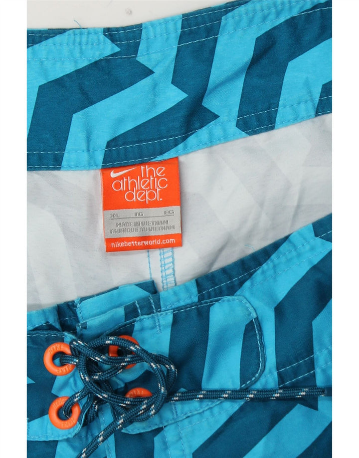 Bañador ADIDAS Hombre XL Azul Geométrico Poliéster