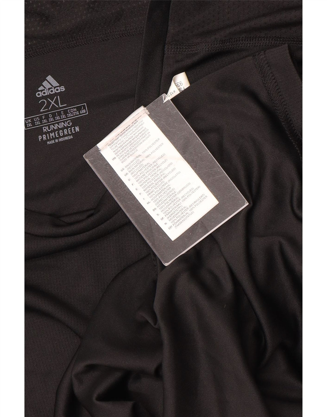 ADIDAS Camiseta Aeroready para hombre Top 2XL Poliéster negro