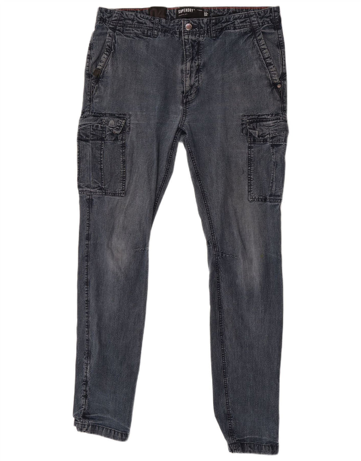 Vaqueros Superdry Cargo Skinny para hombre W34 L34 Algodón azul