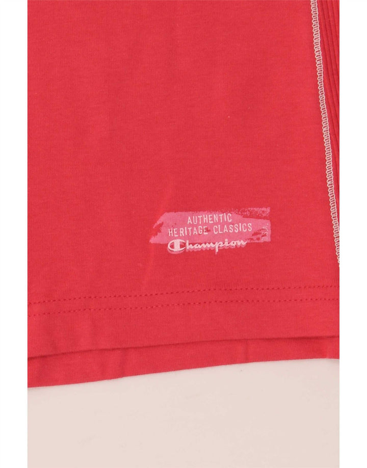 Champion Heritage Classics - Camiseta sin mangas para mujer, talla 40, talla grande, color rojo