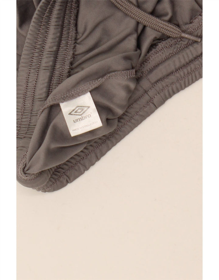 Umbro Pantalones cortos deportivos para mujer UK 8 Small Gris Poliéster