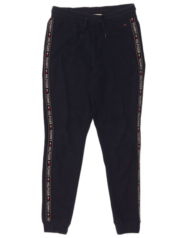 Tommy Hilfiger Pantalones de chándal con estampado gráfico para hombre Joggers Small Azul marino