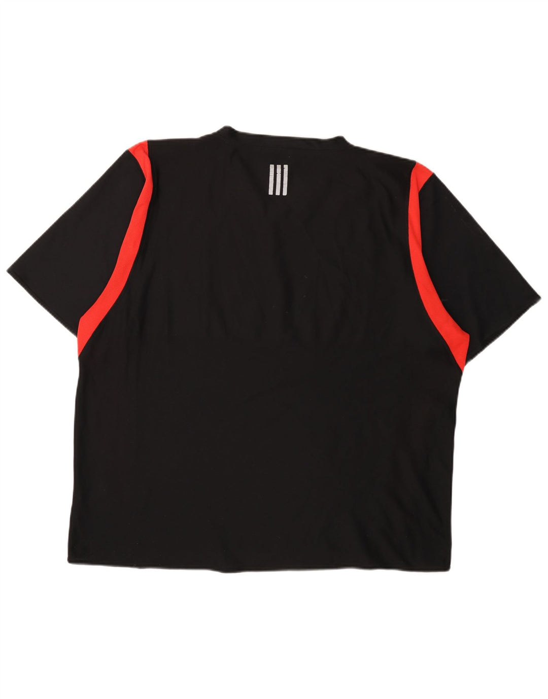 ADIDAS Camiseta Climacool para hombre Top 2XL Poliéster color block negro