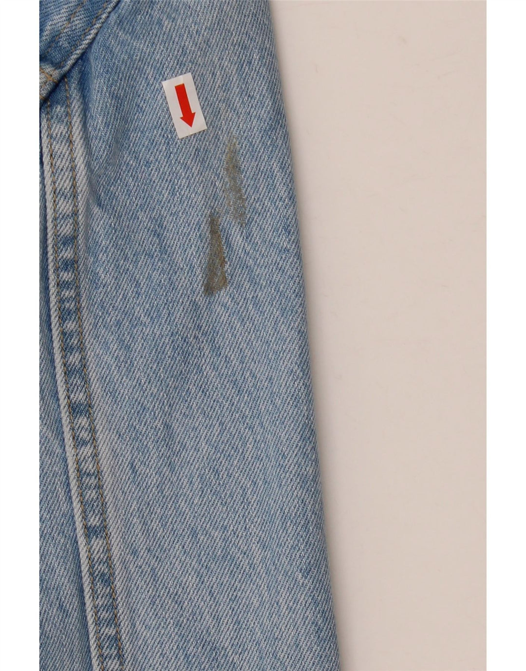 Levi's Chaqueta vaquera corta para mujer Reino Unido 46 Algodón floral azul grande