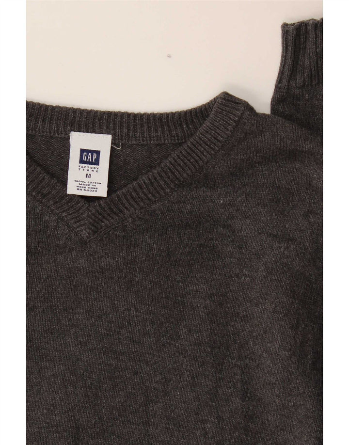 Gap Jersey Con Cuello En V De Algodón Gris Medio Para Hombre