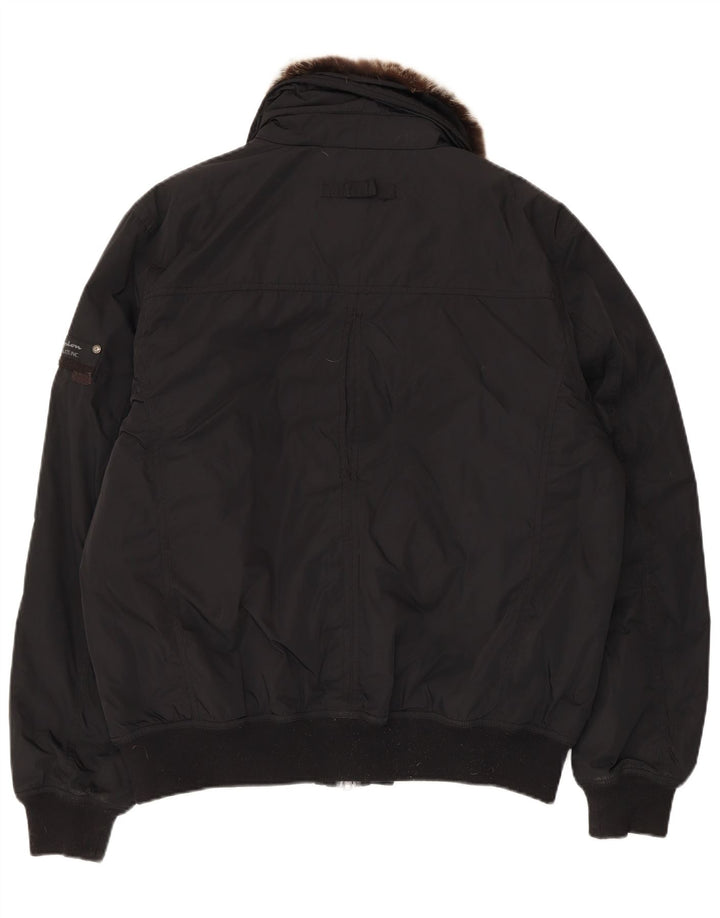 CHAMPION Chaqueta bomber para hombre Reino Unido 40 Grande Negro