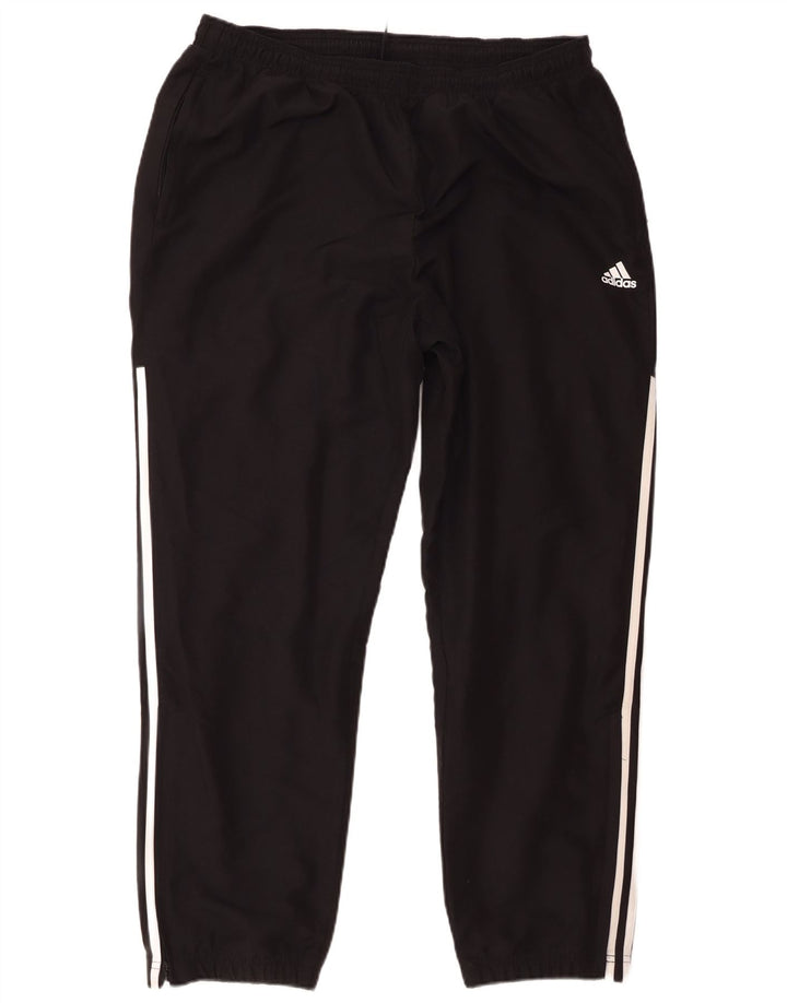 Adidas Hombre Pantalones De Chándal Joggers XL Negro Poliéster