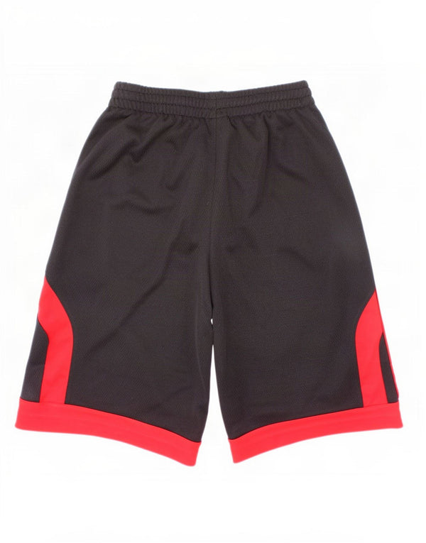 Adidas Pantalones cortos deportivos para niño 11-12 años Negro Colorblock Poliéster