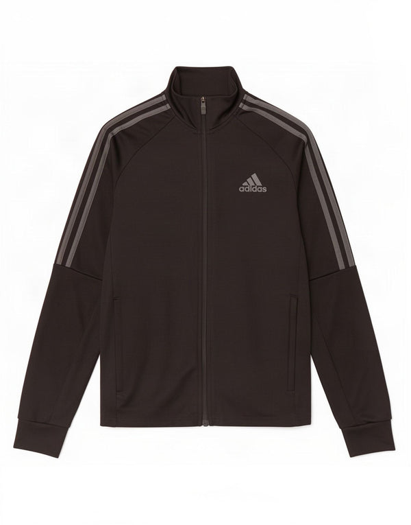 Adidas Hombre Aeroready Chándal Top Chaqueta UK 36/38 Pequeño Negro Poliéster