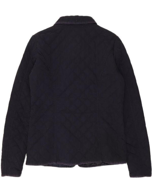 Napapijri Chaqueta acolchada para mujer UK 46 Grande Poliéster azul marino