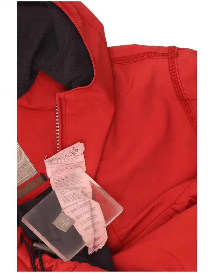 Napapijri Chaqueta anorak con capucha y gráfico para niños 11-12 años Rojo Poliéster