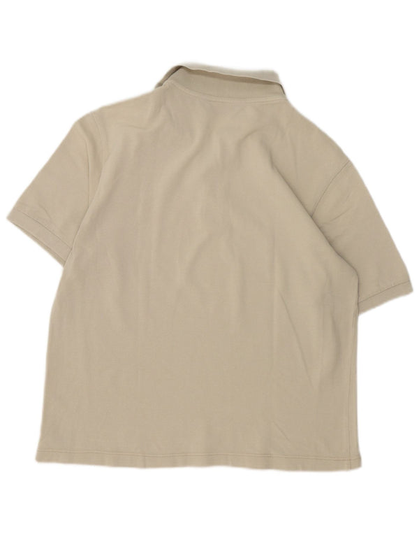 Polo Kappa Hombre Algodón Beige Medio