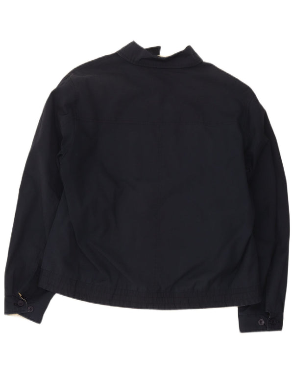 Vintage hombres bomber chaqueta Reino Unido 38 medio azul marino