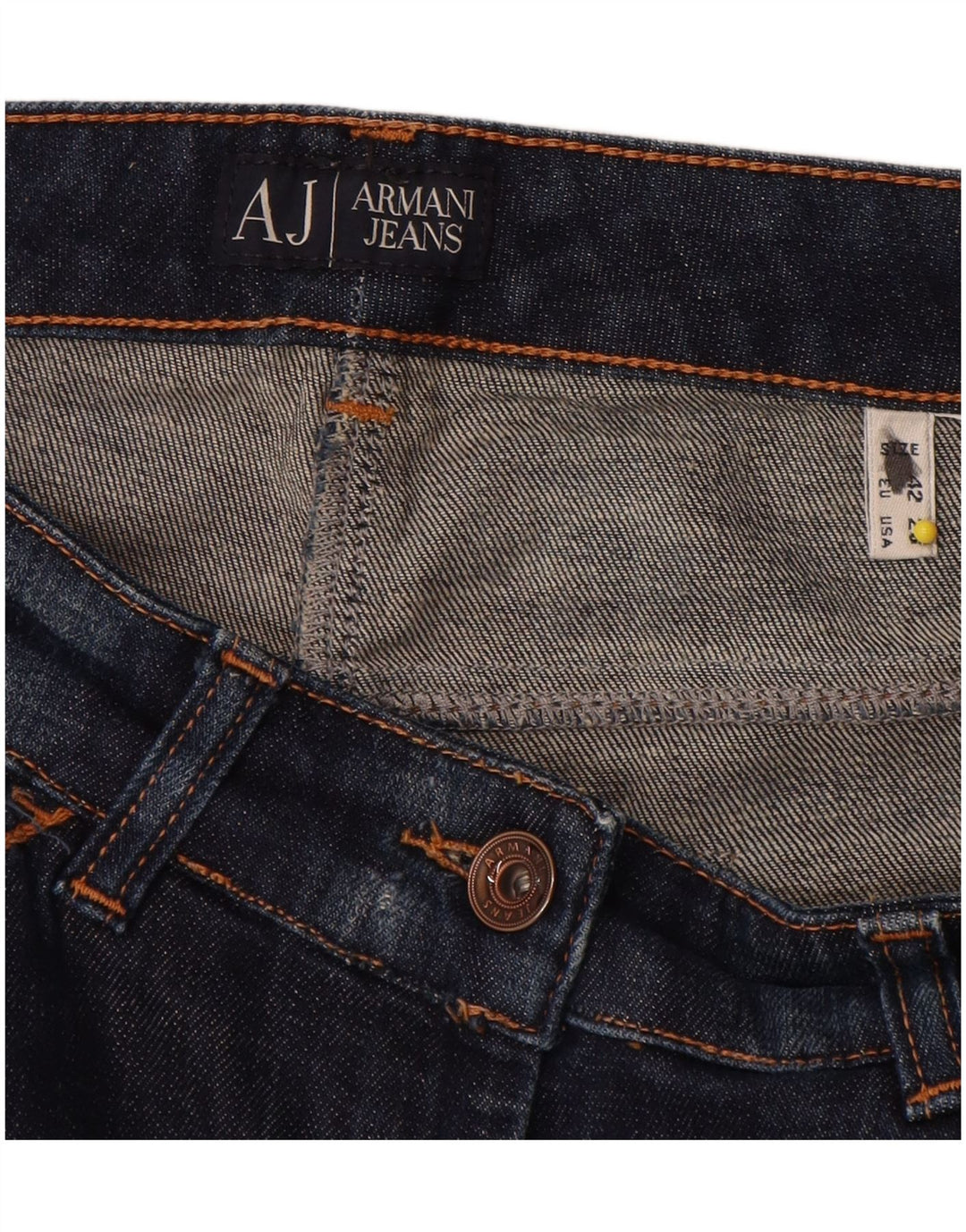 Jeans Armani Mujer Bootcut W28 L31 Azul Marino
