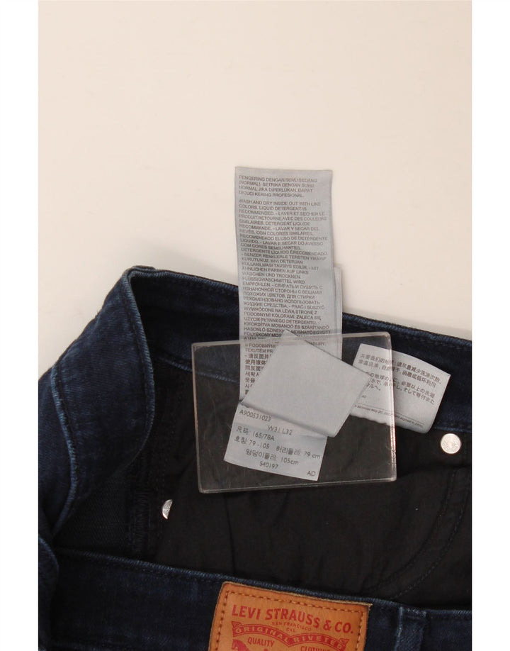 LEVI'S Mujer 712 Slim Jeans W31 L32 Algodón Azul