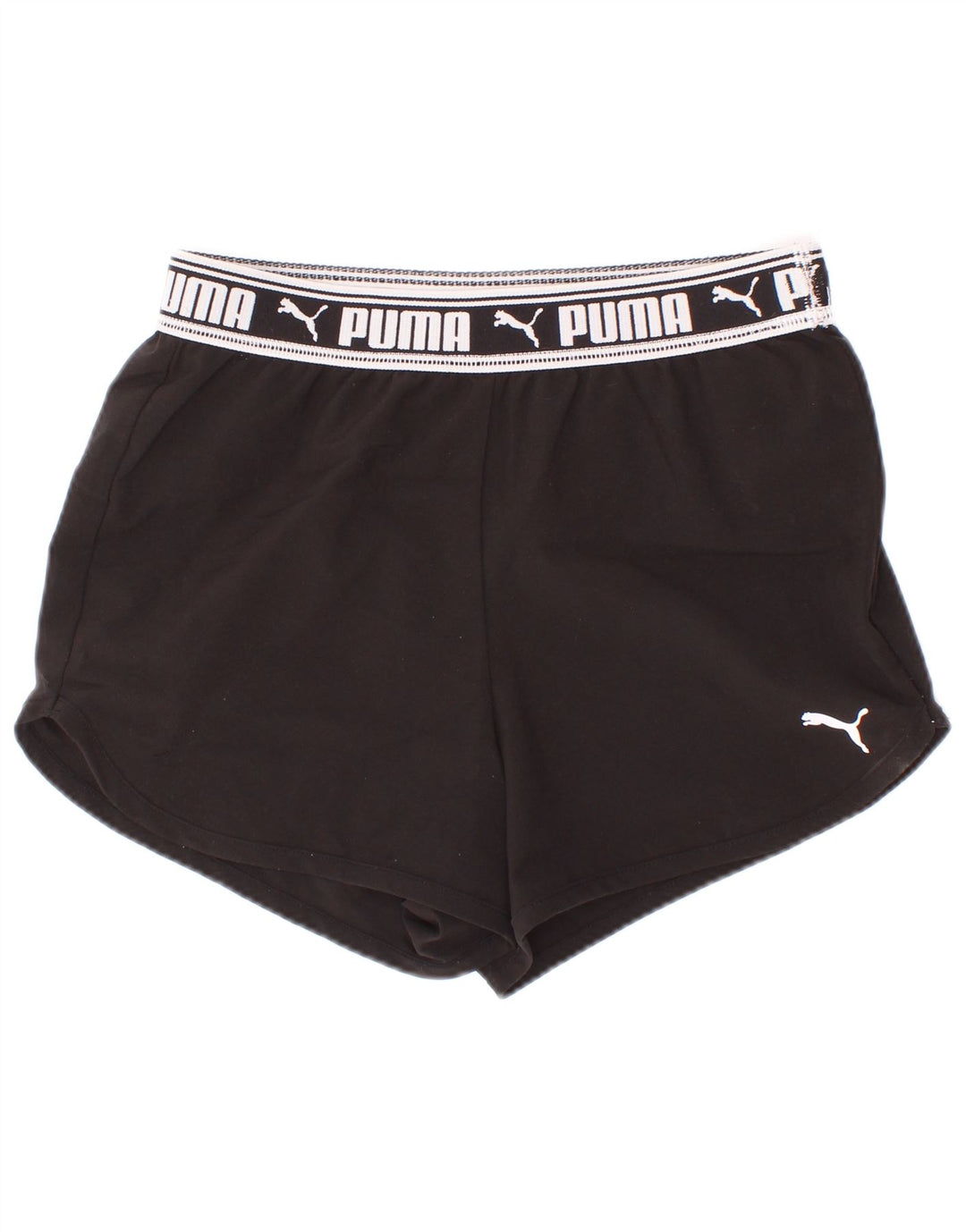 Puma Shorts deportivos gráficos para niña 9-10 años Negro Poliéster