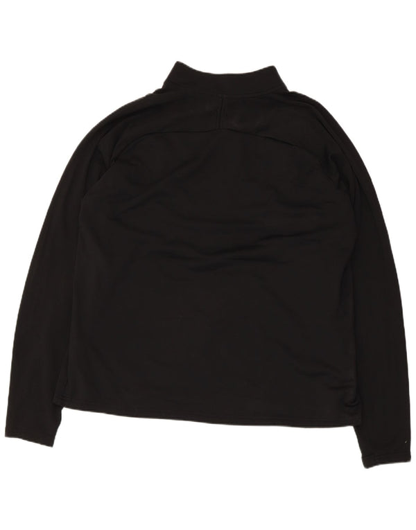 Nike Dri Fit - Chándal con cremallera y cuello para hombre, talla XL, color negro