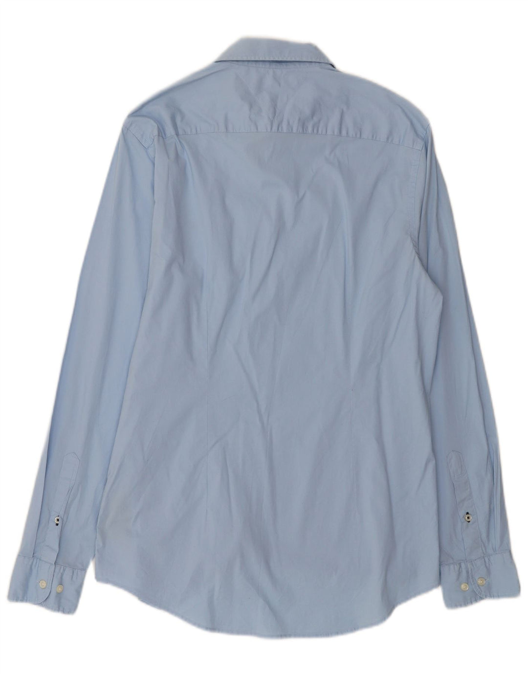 Tommy Hilfiger Camisa Slim Fit para Hombre Azul Grande