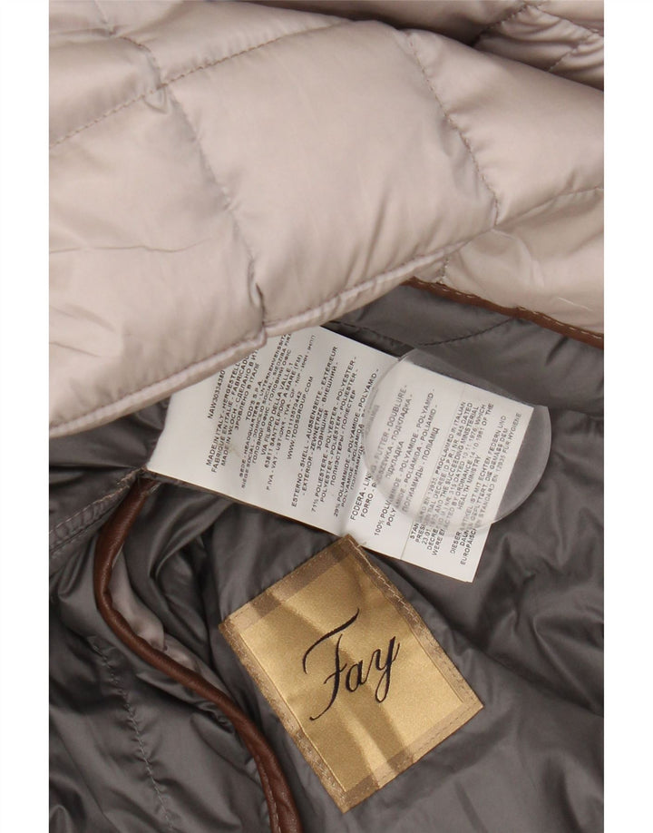 Chaleco acolchado para mujer Fay UK 46 Large Beige Poliéster