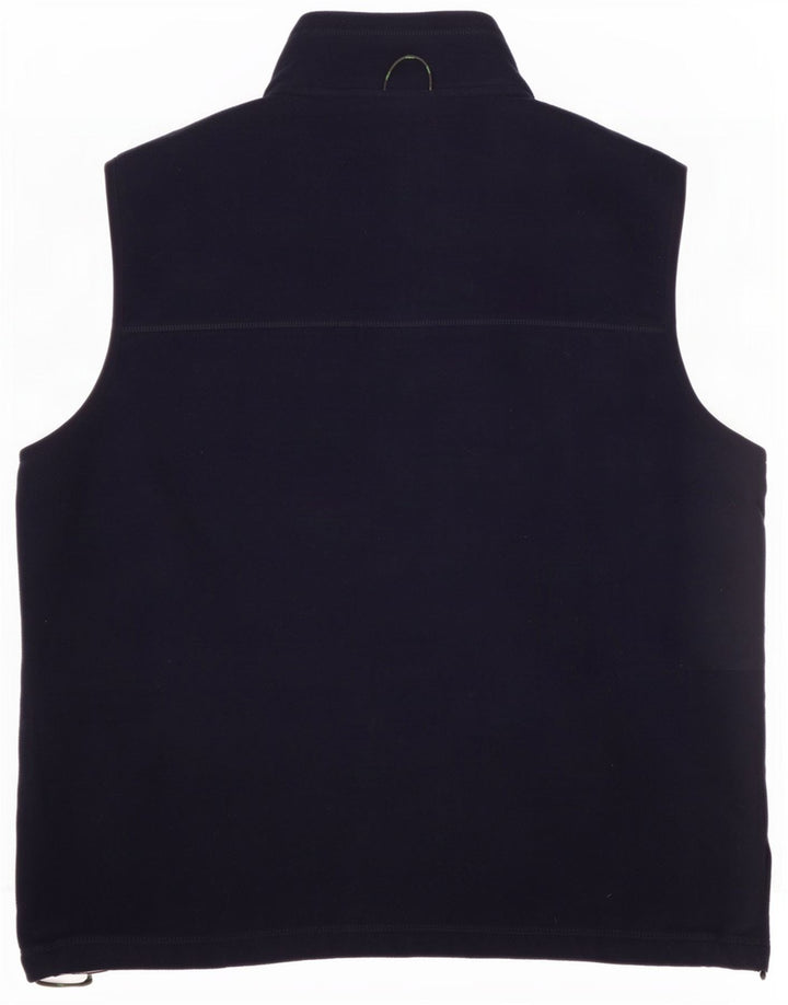 Marks & Spencer Chaleco polar para hombre UK 40 Large Poliéster azul marino
