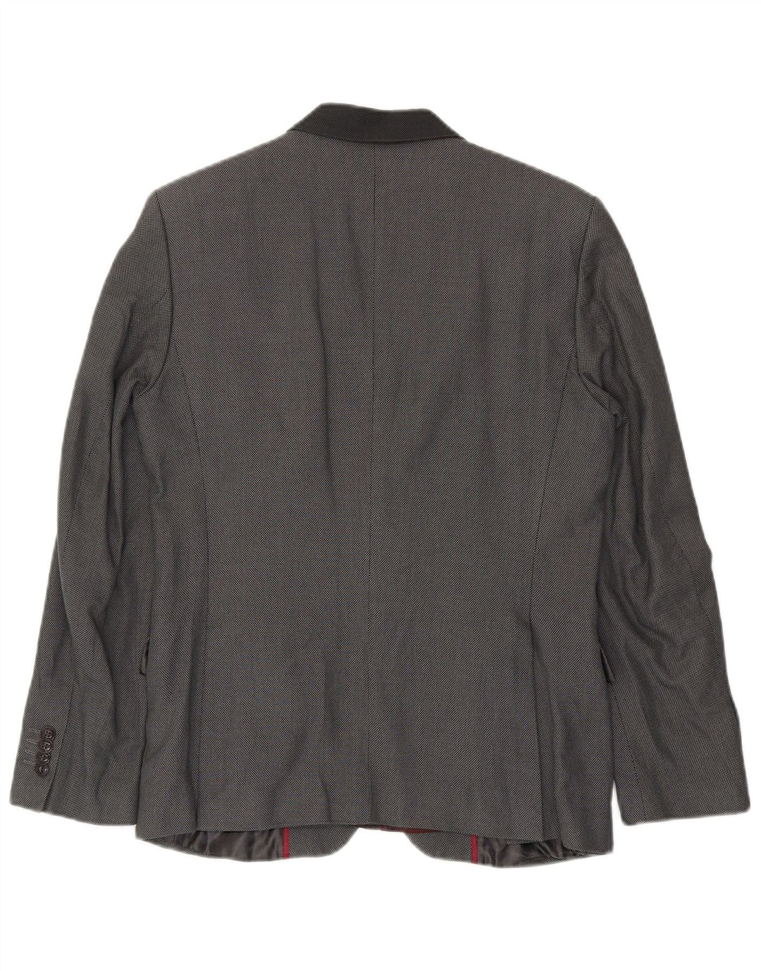 Zara Chaqueta Blazer De 2 Botones Para Hombre EU 48 Algodón Gris Medio