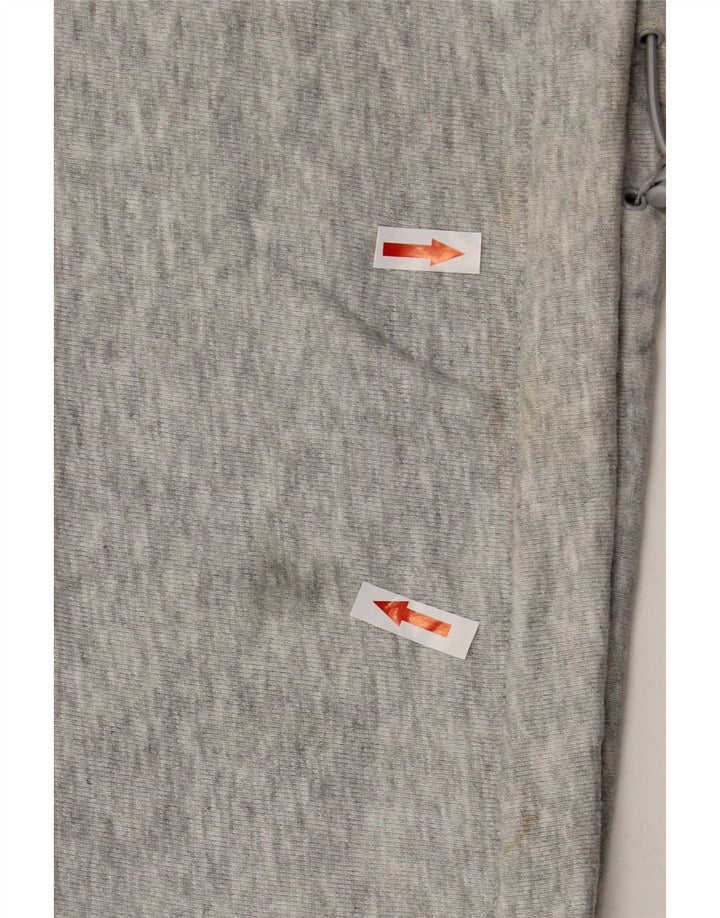 Adidas Mujer Oversize Graphic Zip Neck Sudadera Jumper UK 8 Small Gris