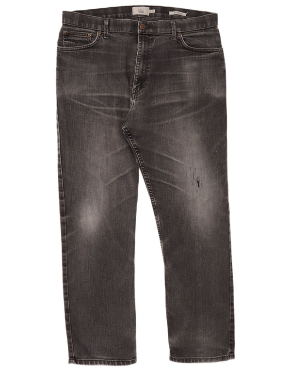 Marks & Spencer Vaqueros cónicos para hombre W36 L29 Algodón gris