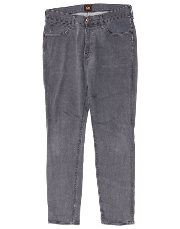 Vaqueros Lee Mujer Tapered Slim W31 L30 Algodón Azul